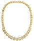 Фото #2 товара by Adina Eden pave Super Chunky Box Chain Necklace