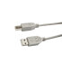 Фото #2 товара Synergy 21 S215189 - 1.8 m - USB A - USB B - USB 2.0 - Male/Male - Grey