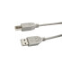 Аксессуары USB кабель Synergy 21 S215189 - 1.8 м - USB A - USB B - USB 2.0 - Male/Male - серый - фото #2