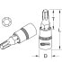 Фото #3 товара KS TOOLS 911.1442 - Socket - 1/4" - 1 head(s) - Chromium-vanadium steel - DIN 3120 - ISO 1174 - 14 g