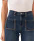 Фото #3 товара Women's Braided Patch Pocket Skinny Jeans