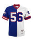 Men's Lawrence Taylor Royal and White New York Giants Big and Tall Split Legacy Retired Player Replica Jersey