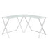 Фото #1 товара Home Office 51" L-Shaped Corner Computer Desk - White