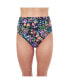 Flora High Waist swim bottom with side shirring