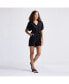 Women's V neck Drawstring Romper