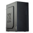 Akyga AK36BK - Micro Tower - PC - ABS synthetics - Black - Flex-ATX - micro ATX - Mini-ITX - Home/Office