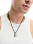 Фото #1 товара Icon Brand fluidity cord pendant necklace in black