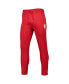 Фото #3 товара Брюки Adidas Темно-красные для мужчин - Indiana Hoosiers AEROREADY суженные