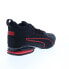 Фото #16 товара Puma Axelion Mid 37711903 Mens Black Canvas Athletic Running Shoes