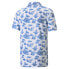 Puma Cloudspun Mowers Short Sleeve Polo Shirt Mens Blue Casual 532162-03