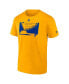 Фото #3 товара Men's Gold St. Louis Blues Authentic Pro Core Collection Secondary T-shirt