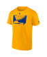 Men's Gold St. Louis Blues Authentic Pro Core Collection Secondary T-shirt