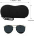 Фото #5 товара MoKo Glasses Case - [Ultra Lightweight] Neoprene Zip Sunglasses Bag with Belt Clip