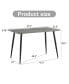 Фото #8 товара Sturdy 4-Seater MDF Dining Table with Modern Design, Easy Assembly