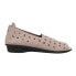 Фото #1 товара Sesto Meucci Evonne Nubuck Perforated Slip On Womens Grey Flats Casual 311224-2