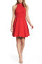 Фото #2 товара Felicity & Coco 157565 Women's Rosa Fit & Flare Dress Sleeveless Red Sz. Small