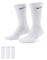 Nike Training Everyday Cushioned 3 pack crew socks in white