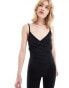 Фото #1 товара COLLUSION v-neck cami in black