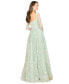 Фото #2 товара Women's Long Sleeve Beaded Lace Gown
