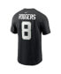 Men's Aaron Rodgers Black New York Jets Player Name and Number T-shirt