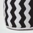 Designer Hocker Pouf Chevron