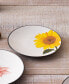 Фото #5 товара Colorwave Floral Set of 4 Appetizer Plates