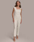 ფოტო #4 პროდუქტის Women's Asymmetrical Neckline Sleeveless Top