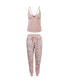 ფოტო #4 პროდუქტის Plus Size Kaiden Cami & Joggers Set