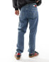 Фото #2 товара Tommy Jeans Isaac relaxed tapered jeans in dark wash