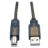 Фото #2 товара Eaton Tripp Lite U042-050 USB 2.0 A to B Active Repeater Cable (M/M) - 50 ft. (15.24 m) - 15.24 m - USB A - USB B - USB 2.0 - Male/Male - Metallic - Silver - Translucent