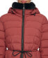 ფოტო #4 პროდუქტის Women's Rope Belted Faux-Fur-Trim Hooded Puffer Coat