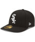 Фото #1 товара Men's Chicago White Sox Authentic Collection On-Field Low Profile Game 59FIFTY Fitted Hat