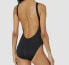 Vitamin A 269028 Women's Solid Black Stretch One Piece Swimsuit Size 14