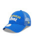 Фото #1 товара Women's Royal Los Angeles Rams Team Trucker 9FORTY Snapback Hat