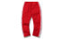 中国李宁系列 纽约时装周走秀款 复古运动裤 情侣款 白红色 / Спортивные брюки Li-Ning AYKN371-2 бело-красные модные трендовые брюки из коллекции Li-Ning на Неделе моды в Нью-Йорке