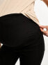 Фото #2 товара Mamalicious Maternity jegging with over the bump band in black