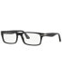ფოტო #1 პროდუქტის Po3050V Men's Rectangle Eyeglasses