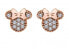 Фото #1 товара Charming silver Minnie Mouse bronze earrings E904431PZWL