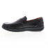 Фото #5 товара Florsheim Central Penny Mens Black Leather Loafers & Slip Ons Penny Shoes