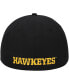 Фото #5 товара Men's Black Iowa Hawkeyes Logo Basic 59FIFTY Fitted Hat