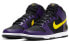 Кроссовки Nike Dunk High EMB "Lakers" DH0642-001