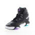 Фото #7 товара Reebok Shaq Attaq Mens Black Leather Lace Up Athletic Basketball Shoes