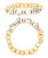 Фото #1 товара 14KGold Plated Grey Bead Stretch Ring