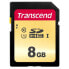 Фото #2 товара TRANSCEND SDHC 500S 8GB Class 10 UHS-I U1 memory card