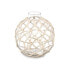 Decorative bauble White Transparent 18 x 20 cm (6 Units)