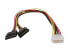 Фото #2 товара StarTech.com PYO2LP4SATA 1 ft. LP4 to 2 SATA Internal Power Splitter Cable