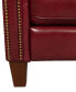 Фото #12 товара Arianlee Leather Push Back Recliner, Created for Macy's