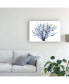 Фото #3 товара Grace Popp Azure Fan I Canvas Art - 37" x 49"