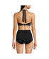 Women's Chlorine Resistant Square Neck Halter Bikini Top