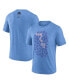 Фото #1 товара Men's Blue Paris 2024 Summer Olympics Scrambled Typo T-Shirt